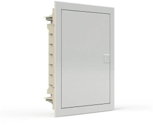 Plastikowa ob. instal. z drzwiami metalowymi, podt. IP40, 2 rz., 24 moduły Noark PMF 24 107102