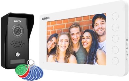 Wideodomofon EURA VDP-76A3 biały monitor - 2595667