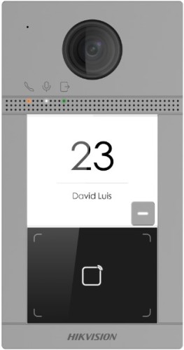 Hikvision DS-KV8113-WME1(C) wideodomofon 2 MP Czarny, Szary - 2595680