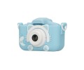 Extralink Aparat cyfrowy Kids Camera H27 Dual Niebieski 1080P 30fps, wyświetlacz 2.0" - 2595685