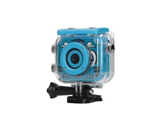 Extralink Kamera Kids Camera H18 Niebieska 1080P 30fps, IP68, wyświetlacz 2.0" - 2595716