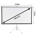 Extralink Ekran projekcyjny Projection Screen 100" 16:9, 220x125cm, PVC, pół-automatyczne zwijanie - 2597012