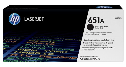 TONER CARTRIDGE 651A BLACK/. - 2599217