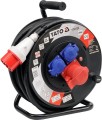 Yato YT-8120 kołowrotek 3 x gniazdo sieciowe 25 m - 2424935