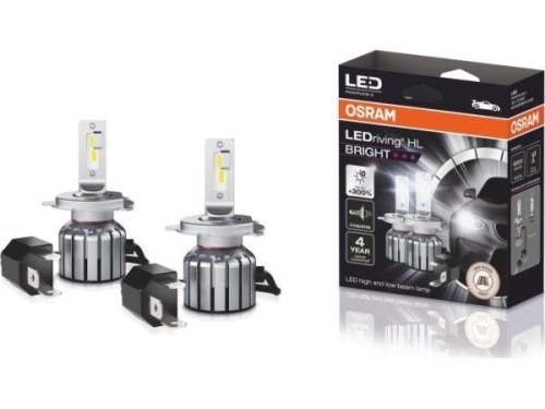Żarówka LED (Zestaw 2szt.) H19/H4 12V 15W P43T/PU43t-3 bez homologacji drogowej LEDriving HL BRIGHT, zimna biel - 2593460