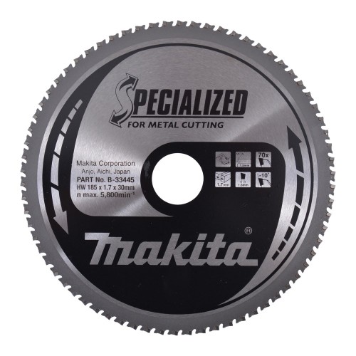 Makita piła tarczowa 185x30x70z Specjalized Metal - 2552992