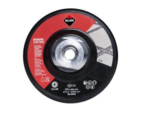 TARCZA DO POLEROWANIA RUBI 115MM 100/120  32927 - 2552990