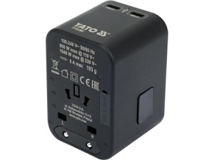YT.ADAPTER PODRÓŻNY UNIW. USB / USB-C 65W