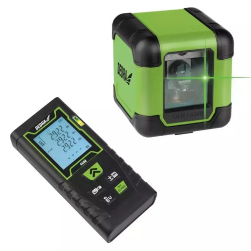 Zestaw laser krzyżowy green + dalmierz 40M - 2553360