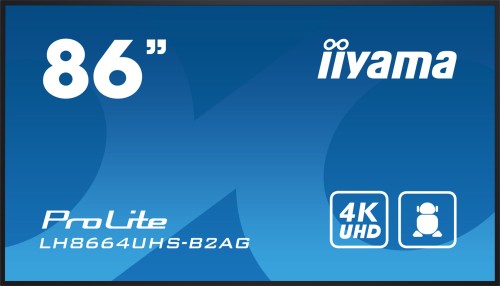 Monitor Iiyama 86-calowy model LH8664UHS-B2AG z HDMI i USB - 2551239