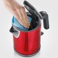 SEVERIN CZAJNIK ELEKTRYCZNY STALOWY, LAKIEROWANA CZERWIEŃ, ZAKRYTY ELEMENT GRZEJNY, OTWÓR XXL, WOLNY OD BPA, 1L, 2400W WK3427 - 2602642