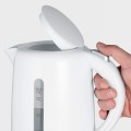SEVERIN CZAJNIK ELEKTR. BIAŁY, PLASTIK, POJ. 1,7 L, ZAKRYTA GRZAŁKA, DUŻY OTWÓR, DŁ. PRZEWODU 70 CM, MOC 2200W WK4325 - 2602688
