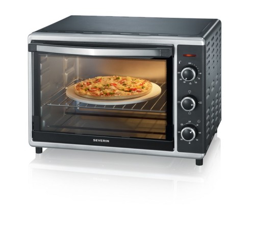 SEVERIN MINI PIEKARNIK, TERMOOBIEG, TEMP. DO 230°C, TIMER DO 120 MIN, KAMIEŃ DO PIZZY, RUSZT, ROŻEN , 42 L, 1800W TO2058 - 2603195