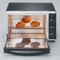 SEVERIN MINI PIEKARNIK, TERMOOBIEG, TEMP. DO 230°C, TIMER DO 120 MIN, KAMIEŃ DO PIZZY, RUSZT, ROŻEN , 42 L, 1800W TO2058 - 2603196