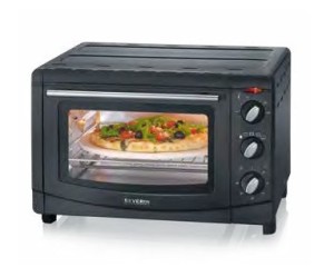 SEVERIN MINI PIEKARNIK, TERMOOBIEG, ZAKRES TEMP. 100°C-230°C, TIMER DO 60 MIN, RUSZT, BLACHA, TACKA, 20 L, MOC 1500W TO 2068