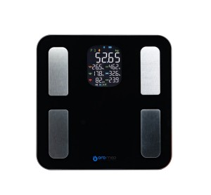 Waga łazienkowa ORO BLUETOOTH SMART BLACK OROMED