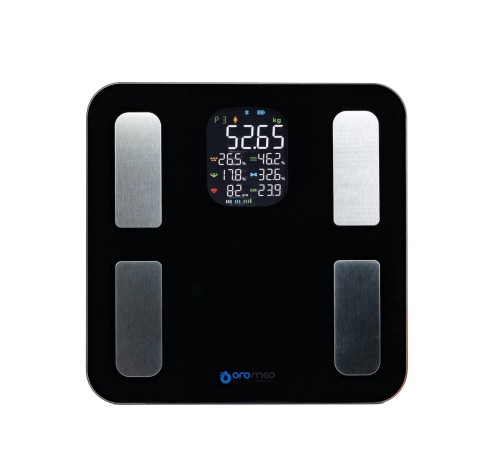 Waga łazienkowa ORO BLUETOOTH SMART BLACK OROMED - 2604149