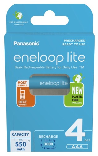 PANASONIC ENELOOP LITE AAA 550mAh 4 szt - 2604825