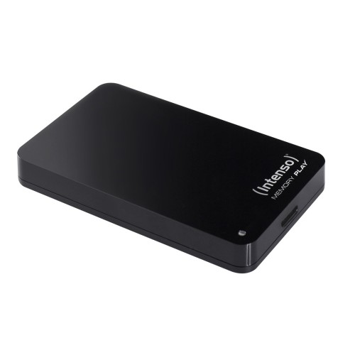 Intenso MEMORY PLAY - Festplatte - 2TB - extern (tragbar) - 2.5" (6,4 cm) - USB3.0 - 5400 U/min - Puffer: 8MB - Schwarz - 2585977