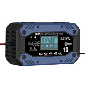 Prostownik automatyczny z LCD 24V 5A / 12V 10A LiFePO4 / AGM
