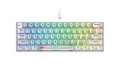 Klawiatura gamingowa Havit KB903L (biel transparentna) - 2605765
