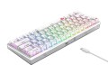 Klawiatura gamingowa Havit KB903L (biel transparentna) - 2605763