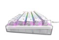 Klawiatura gamingowa Havit KB903L (biel transparentna) - 2605764
