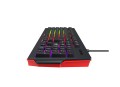Klawiatura gamingowa Havit KB866L (czarno-czerwony) - 2605773
