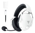 Razer BlackShark V2 HyperSpeed Zestaw słuchawkowy Przewodowy i Bezprzewodowy Opaska na głowę Gaming USB Typu-A Bluetooth Biały - 2586967