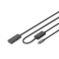 Digitus Aktywny przedłużacz USB 3.2 Gen1 5G, USB-C - USB-A, 10 m - 2606119