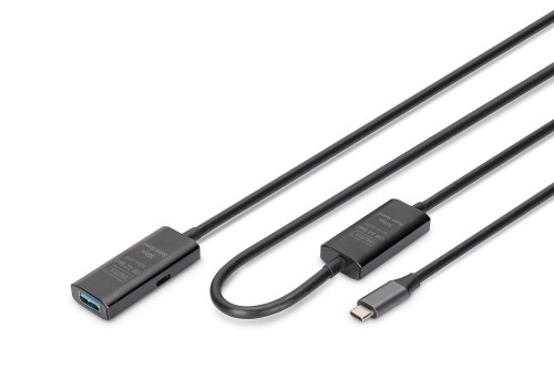 Digitus Aktywny przedłużacz USB 3.2 Gen1 5G, USB-C - USB-A, 10 m - 2606119