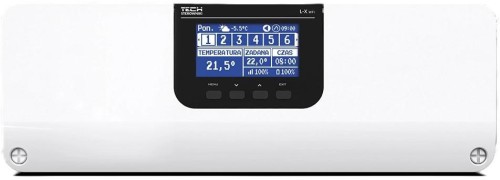 Sterownik zaworów termostatycznych L-X Tech przewodowo-bezprzewodowy z wbudowanym modułem WIFI, 8 stref - 2587282