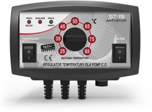 Tech Controller ST-19 centrino szildymo siurbliui, anti-stop, juodas