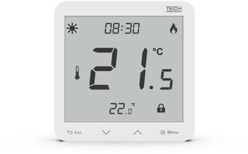 Przewodowy dwustanowy regulator pokojowy podtynkowy biały ST-297z v3 Tech sterowniki - 2587330
