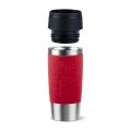 EMSA Travel Mug Classic N2020400 kubek podróżny 360 ml Czarny, Czerwony, Stal nierdzewna Stal nierdzewna - 2587373