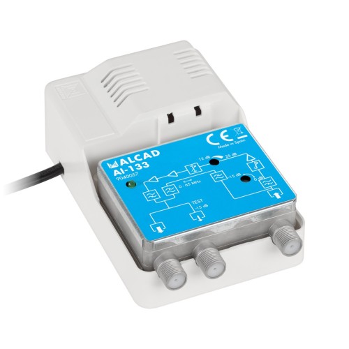Wzmacniacz antenowy wewnętrzny CATV (RP 65 MHz) AI-133 ALCAD - 2589564