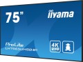 Monitor Iiyama Display Public 75 LH7565UHSB-B1 UHD - 2551207
