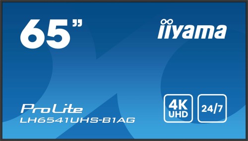 Monitor IIYAMA 164,0 cm (65") LH6541UHS-B1AG 16:9 3xHDMI+USB IPS - 2551314