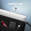 Axagon ADM2-AM USB-A 10Gbps - M.2 NVMe & SATA SSD adaptér, kabelis USB-A 10cm Obudowa SSD Czarny - 2549594