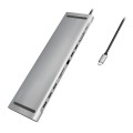 LogiLink UA0373 - Przewodowy - USB 3.2 Gen 1 (3.1 Gen 1) Type-C - 100 W - 3,5 mm - 10,100,1000 Mbit/s - Aluminiowy - 2587569
