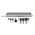 LogiLink UA0373 - Przewodowy - USB 3.2 Gen 1 (3.1 Gen 1) Type-C - 100 W - 3,5 mm - 10,100,1000 Mbit/s - Aluminiowy - 2587573