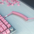 Glorious Gaming GLO-KB-ACC-CBL-COIL-PPNK kabel klawiatury/myszy Różowy 1,4 m - 2587706