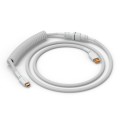 Glorious Gaming GLO-KB-ACC-CBL-COIL-GWHT kabel klawiatury/myszy Biały 1,4 m - 2587672