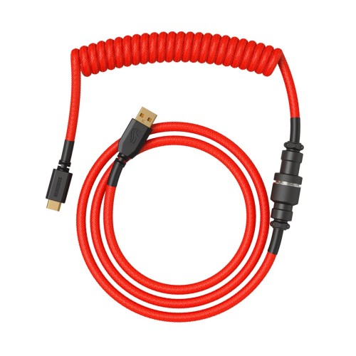Glorious Gaming GLO-KB-ACC-CBL-COIL-CRED kabel klawiatury/myszy Czerwony 1,4 m - 2587657