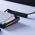 Glorious GMMK Coiled Cable Phantom Black, Spiralkabel, USB-C/USB-A, czarny - 2587668