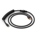 Glorious GMMK Coiled Cable Phantom Black, Spiralkabel, USB-C/USB-A, czarny - 2587664