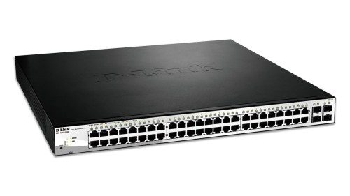 D-Link DGS-1210-52MP - Zarządzany - L2 - Gigabit Ethernet (10/100/1000) - Pełny dupleks - Power over Ethernet (PoE) - 2588339