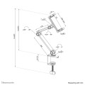Podstawka do tabletu kolor biały model DS15-545WH1 marki Neomounts - 2551063