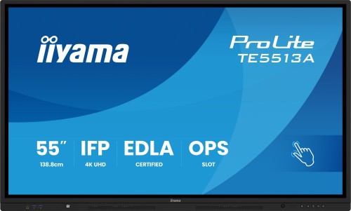 Wyświetlacz Iiyama TE5513A-B1AG 55 W UHD IR 40P T - 2551403