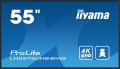 iiyama LH5575UHS-B1AG signage display Płaski panel Digital Signage 138,7 cm (54.6") LCD Wi-Fi 500 cd/m2 4K Ultra HD Czarny Procesor wbudowany Android 11 24/7 - 2551730